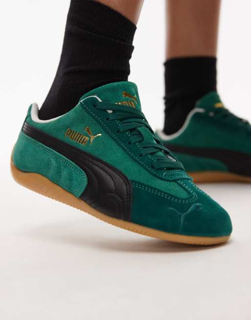 PUMA – Speedcat OG – Gröna och svarta sneakers i unisex-modell, 3 av 5