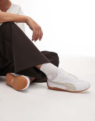 PUMA - Speedcat OG - Sneaker aus Leder in Weiß