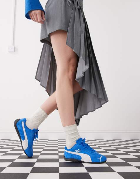 PUMA – Speedcat OG – Sneaker in Blau und Weiß - view 1