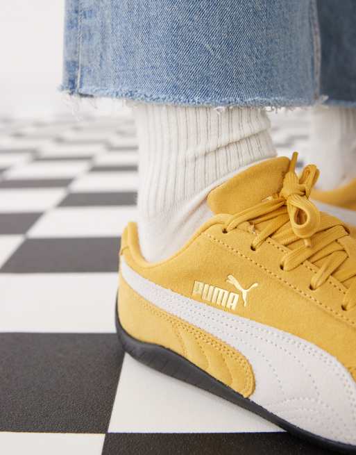 PUMA – Speedcat OG – Sneaker in Gelb und Weiß ASOS
