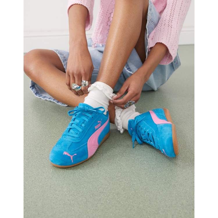 PUMA Speedcat OG sneakers in blue and pink ASOS