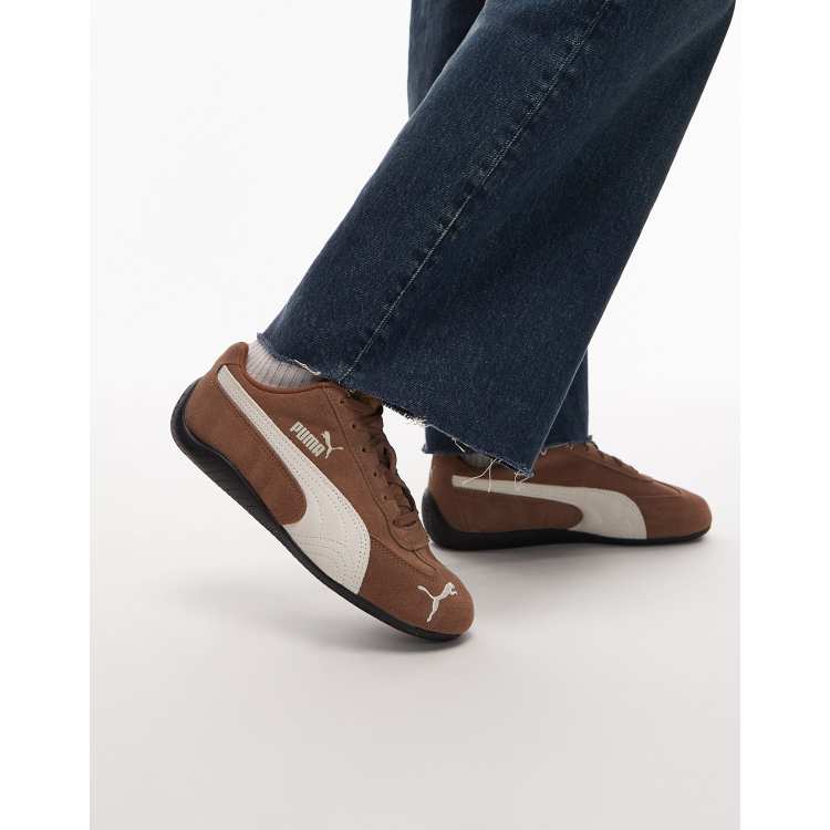 PUMA Speedcat OG ダークブラウン 24cm PUMA Speedcat OG sneakers in brown and off white | ASOS