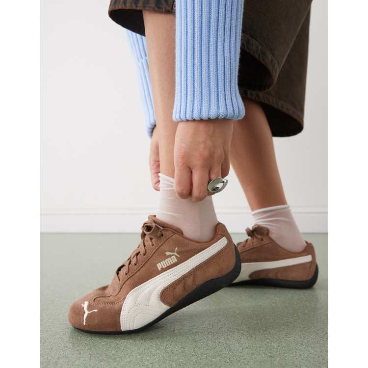 Puma★Speedcat OG trainers in brown&offwhite スニーカー 靴 Puma Speedcat OG sneakers in brown & off white | ASOS