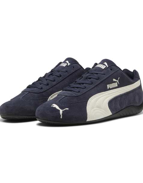 Puma Speedcat og sneakers in new navy-warm white - view 1