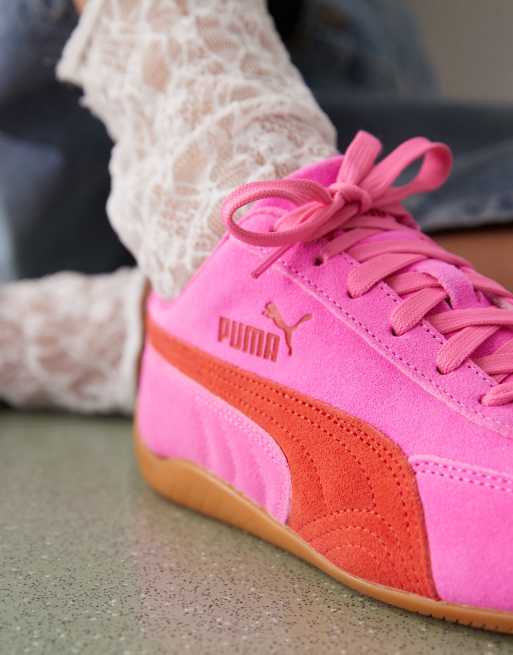Puma Speedcat OG sneakers in pink and red