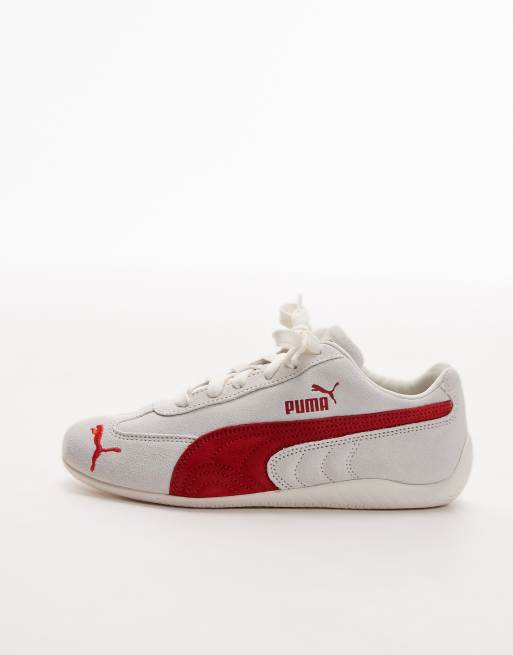 PUMA Speedcat OG sneakers in white and red | ASOS
