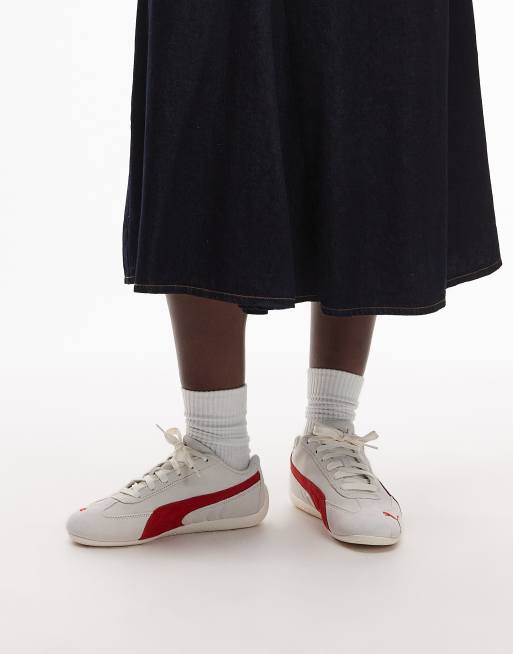 PUMA Speedcat OG sneakers in white and red | ASOS