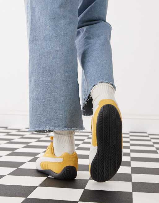 PUMA Speedcat OG sneakers in yellow and white, 5 of 5