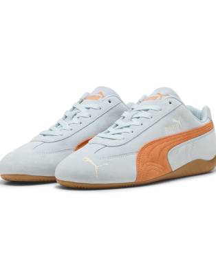  Speedcat OG trainers in aqua blue and orange