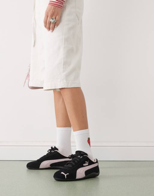 PUMA – Speedcat OG – Sneaker in Schwarz und Rosa