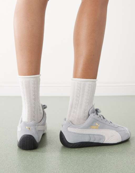 Puma Speedcat OG trainers in grey and white, 3 of 5