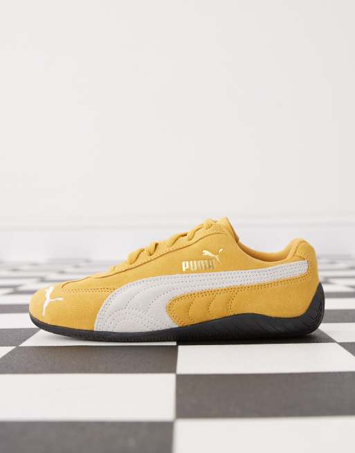Puma Speedcat OG trainers in yellow and white, 2 of 5