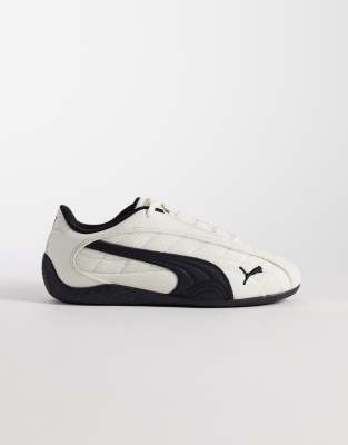 Puma Speedcat Plus sneakers in black and white
