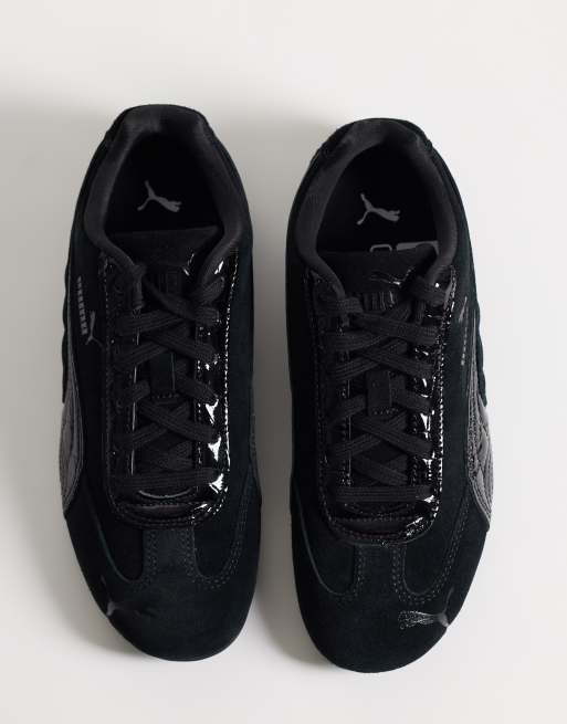 Puma Speedcat Premium trainers in black croc print, 2 of 5