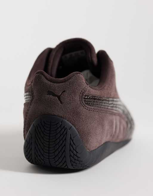 Puma Speedcat Premium trainers in brown croc print, 5 of 5