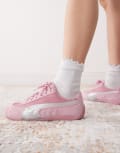 [Puma] PUMA Speedcat Premium trainers in pink and metallic silver 38.5 PINK