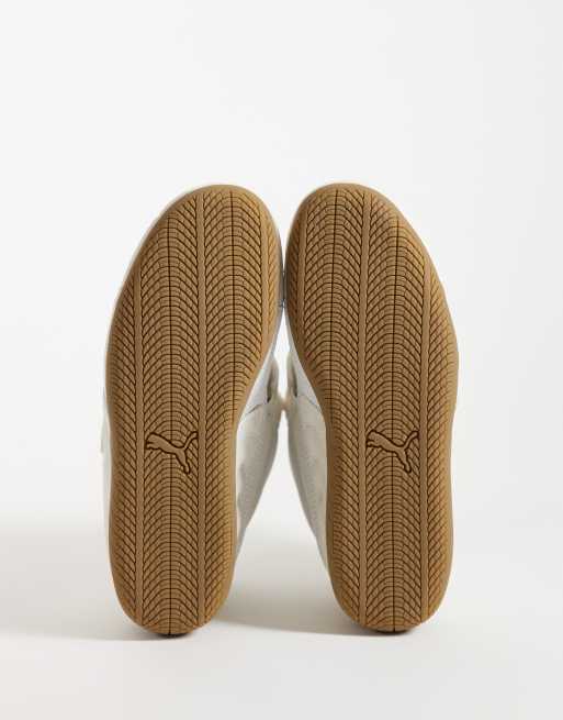 Puma Speedcat PRM wedge trainers in off white with gum sole, 5 of 5