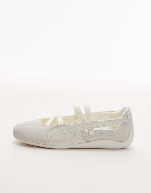PUMA - Speedcat Python - Ballerina's in crème, 2 van 5