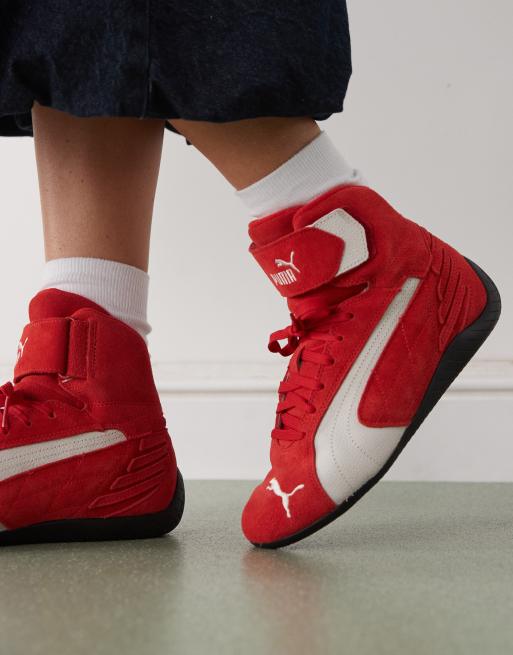 PUMA – Speedcat – Röda sneakers med halvhöga skaft, 3 av 5