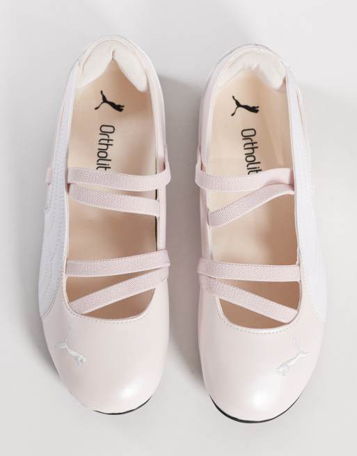 PUMA – Speedcat – Rosa, metalliska ballerinaskor, 3 av 5