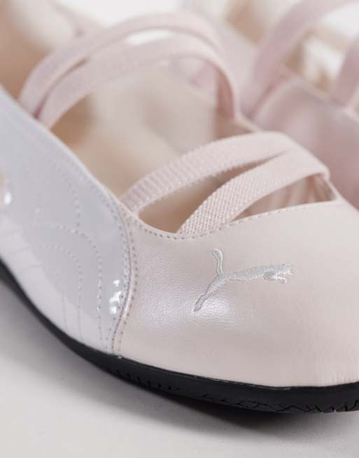 PUMA – Speedcat – Rosa, metalliska ballerinaskor, 4 av 5