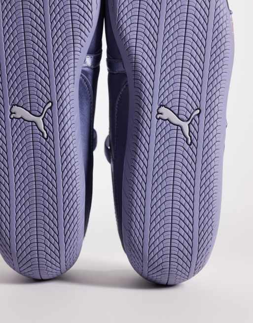 PUMA Speedcat satin ballet flats in lilac, 4 of 5