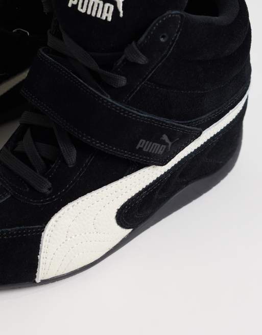 Puma Speedcat Sneaker mit Keilabsatz in Schwarz und Weiß, 4 von 5