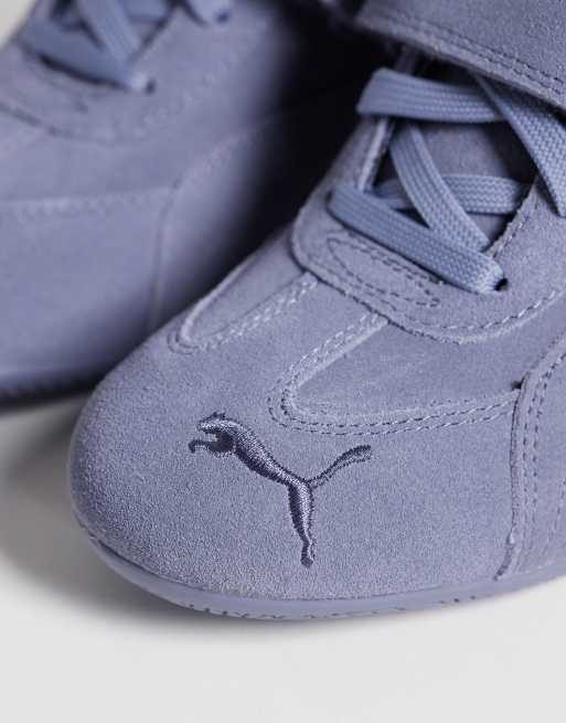 PUMA Speedcat sneakers con zeppa grigie, 4 di 5