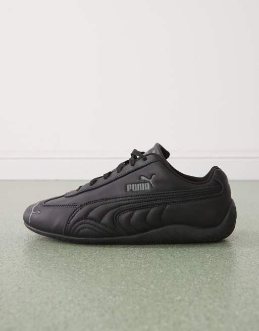 Puma Speedcat sneakers in black leather