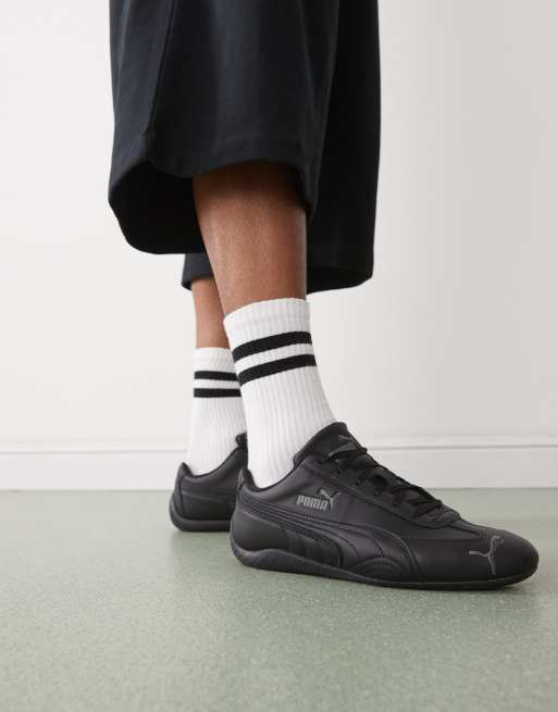 Puma Speedcat sneakers in black leather | ASOS