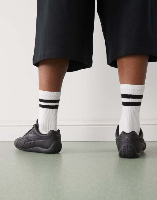 Puma Speedcat sneakers in black leather