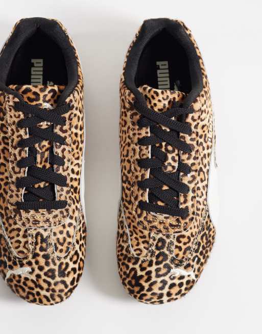 PUMA Speedcat sneakers in leopard print