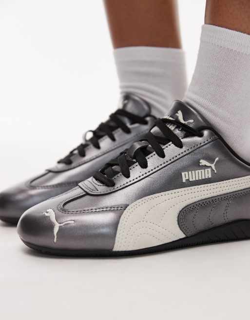Puma Speedcat sneakers in metallic black
