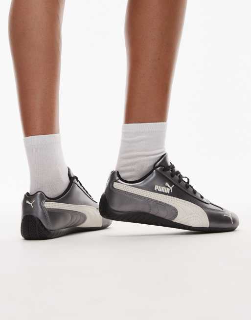 Puma Speedcat sneakers in metallic black