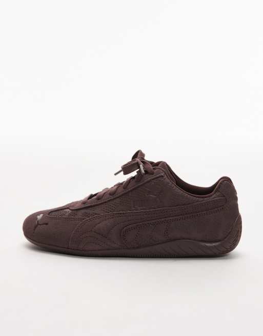PUMA - Speedcat - Sneakers met pythonprint in chocoladebruin, 2 van 5
