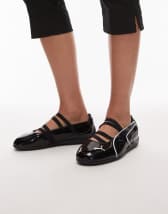 Puma Speedcat ballet flats in glossy black