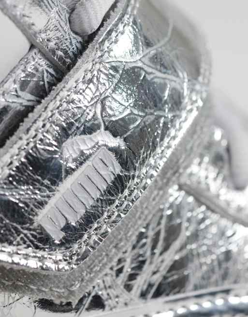 PUMA Speedcat wedge sneakers in silver metallic, 4 of 5