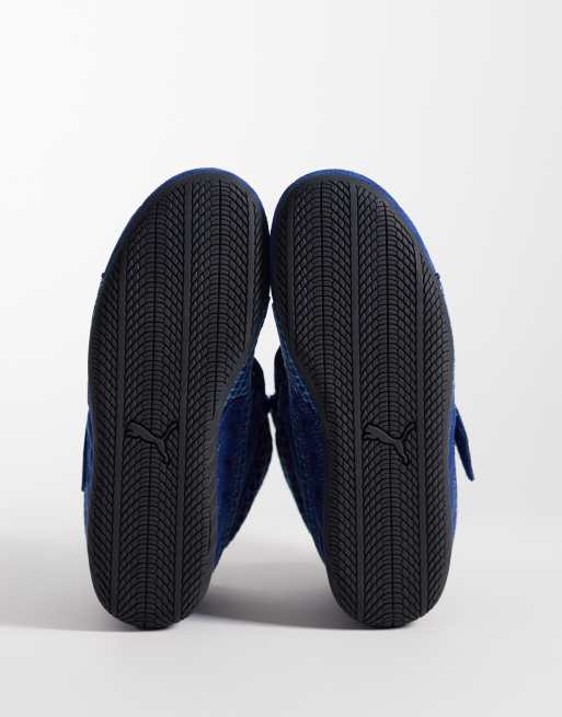 Puma Speedcat wedge trainers in blue denim, 4 of 5