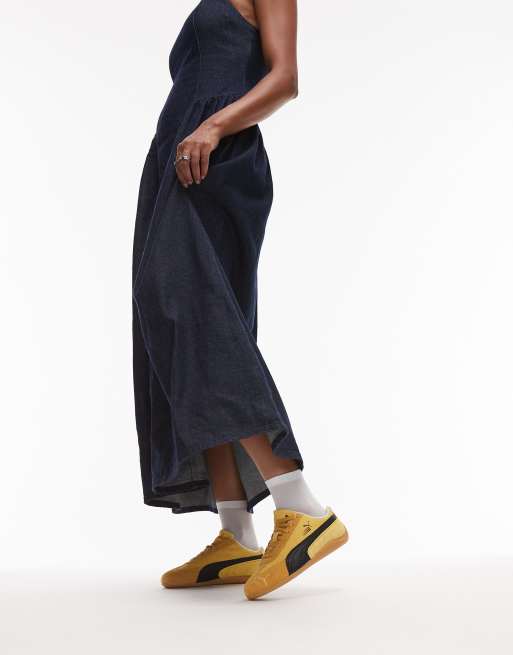 Puma Speedcat OG unisex trainers in yellow and black