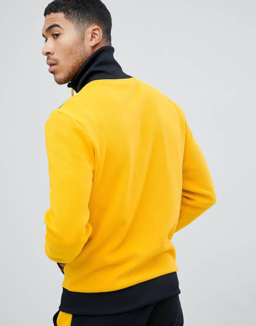 Puma spezial track jacket in sale yellow