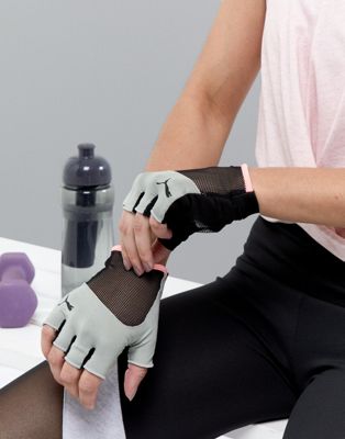 Puma Sports Gym Gloves In Grey | ASOS
