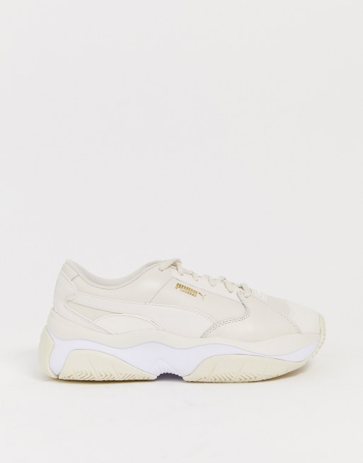 Puma Storm.y Trainers in Beige ASOS