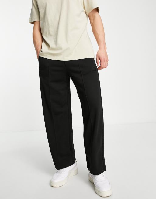 Puma straight leg trousers in black | ASOS