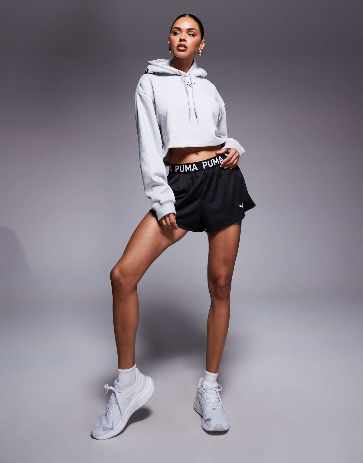 Puma Strong 3" knit shorts in puma black