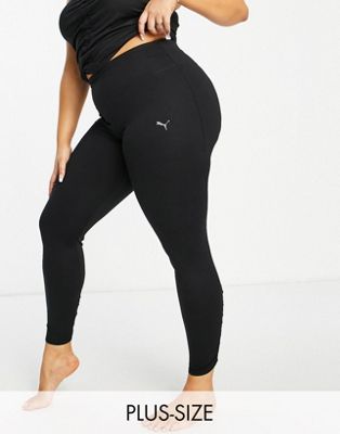 Puma Studio Plus yoga 7/8 leggings in black - ASOS Price Checker