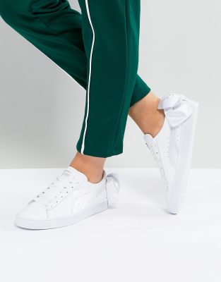 puma bow shoes white