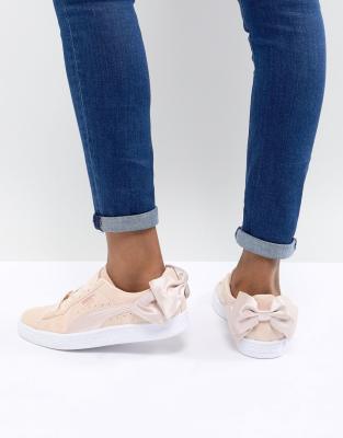 suede bow puma