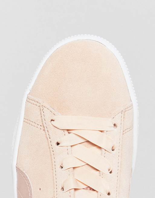 Puma Suede Bow Valentines Trainers In Pink ASOS