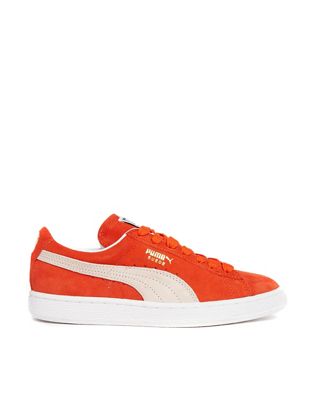 Puma Suede Classic Orange Sneakers | ASOS