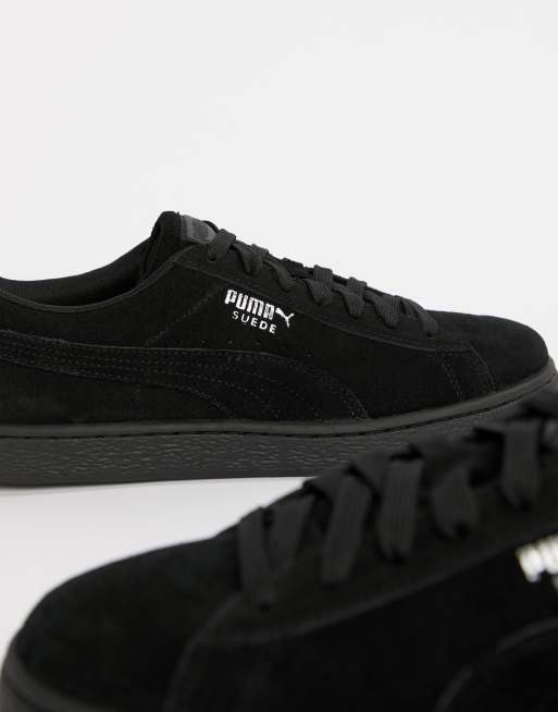 Puma suede 2025 classic negras